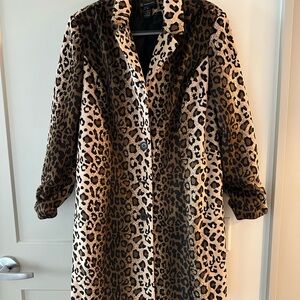 INC International Concepts Animal Print Coat